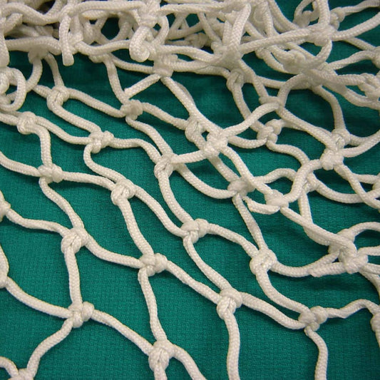  Ultimate Rink-Replacement heavy-duty white hockey goal mesh netting 48 inches by 60 inches. 