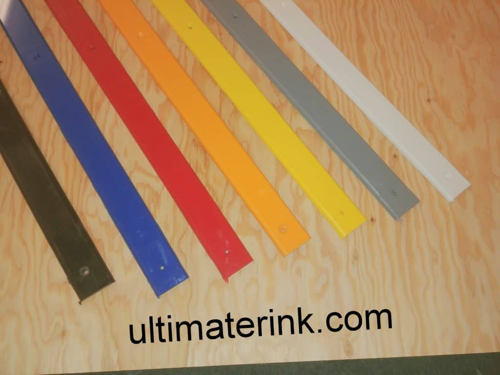 Vertical stripes above your dasher bards, fill gaps when lining up your dasher install or use them horizontally on your rink frame edges