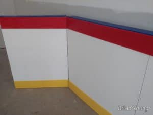 hockey rink or rec room rink